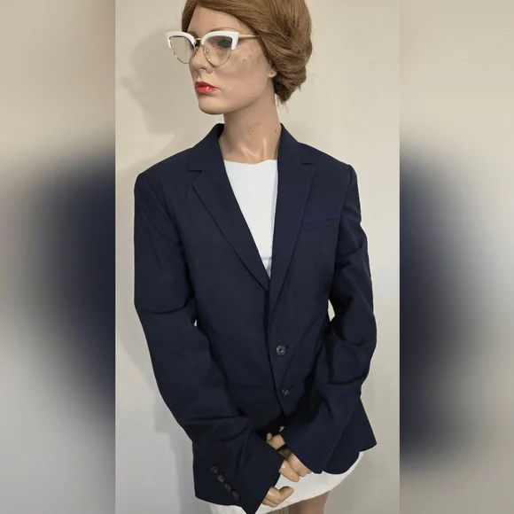 Calvin Klein Navy Blue Unisex Blazer. Slim Fit. NEW WITH TAGS. - Picture 3 of 9